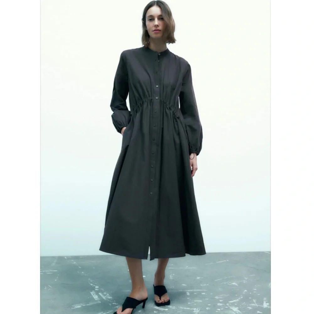 NWT adjustable waist midi dress - Picture 2 of 9